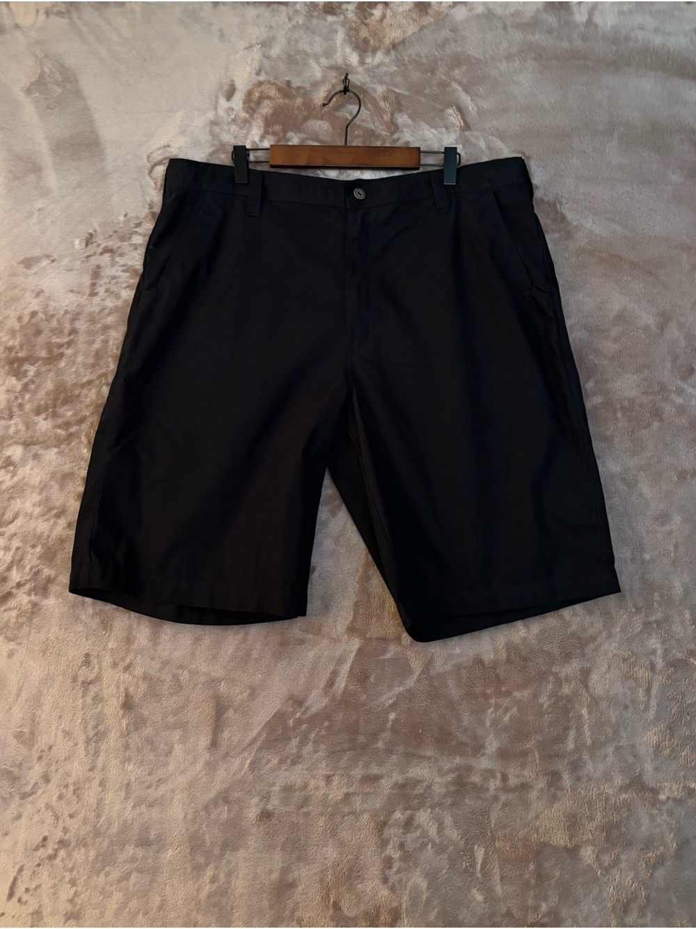 Dickies Flat-Front Regular Fit Shorts Men’s Size 38 Black